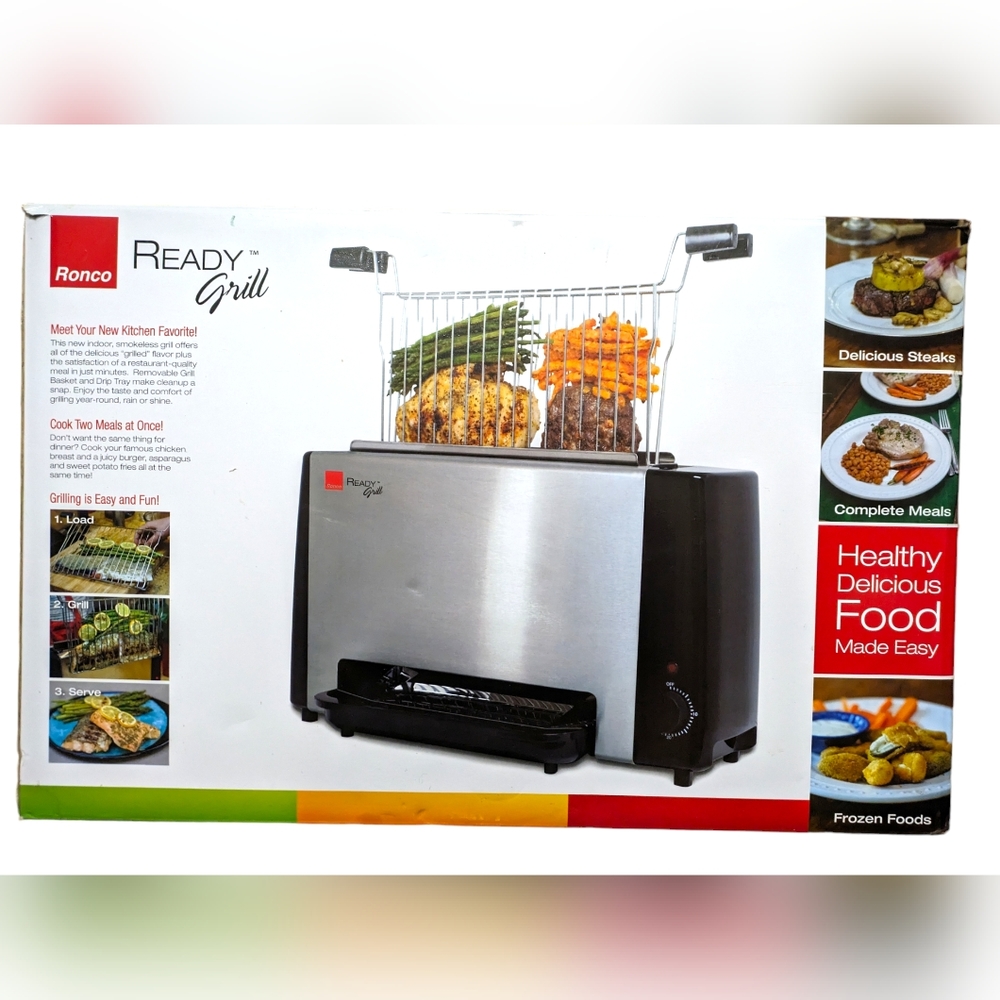 Ronco Ready Grill Healthy Delicious Food Made Easy